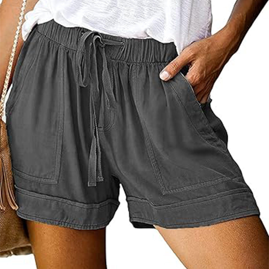 Women's Loose Fit Summer Shorts with Pockets
