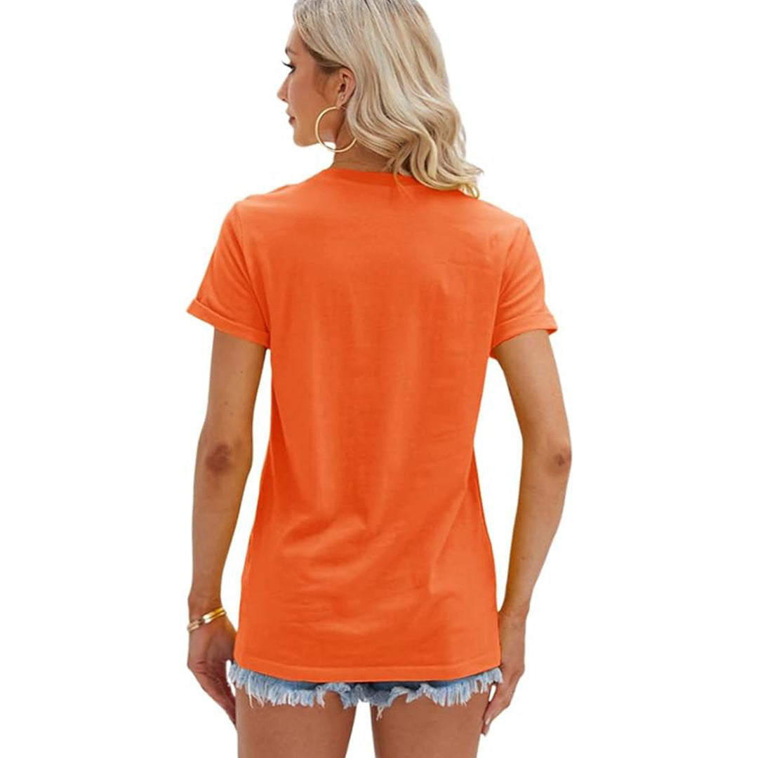 Women’s Sunflower Print Loose T-Shirt Casual & Comfy