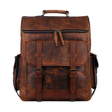 The Solar Flare Leather Backpack-Leather backpacks-BUY HER STYLE