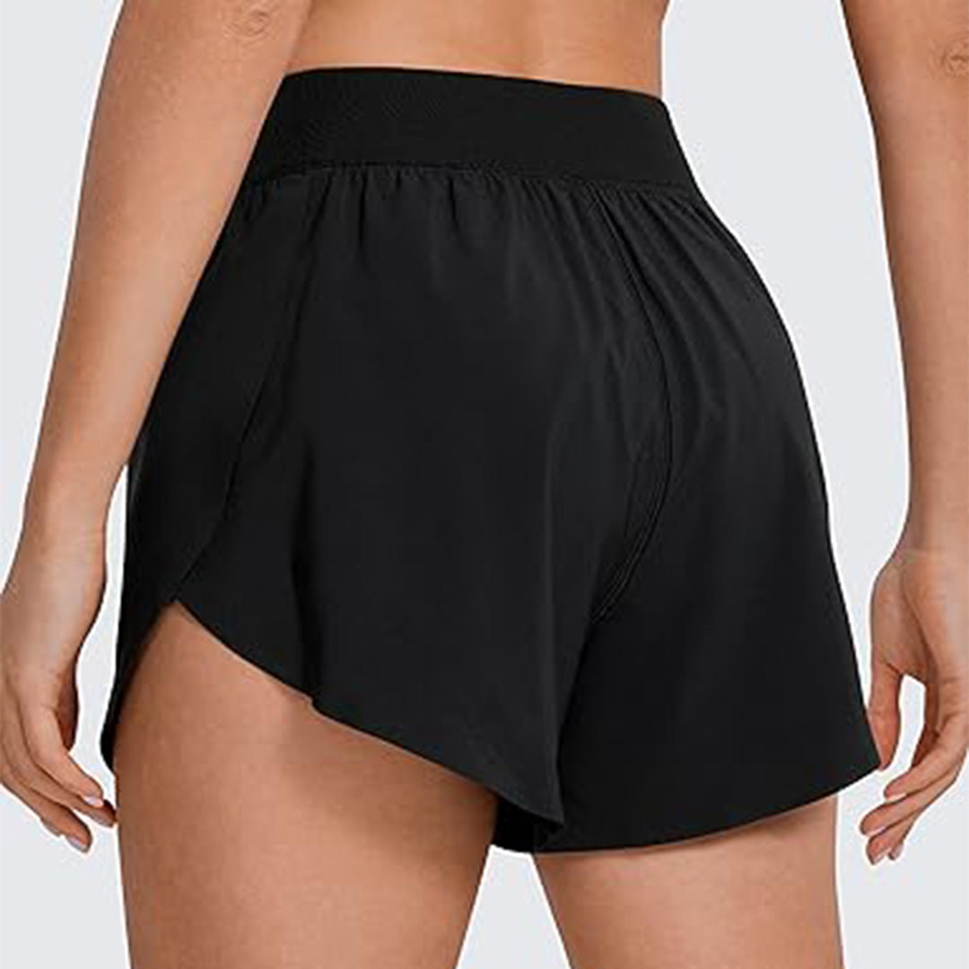 High Waisted Athletic Shorts with Pockets