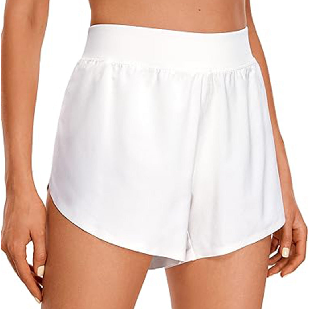 High Waisted Athletic Shorts with Pockets