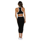 Linsery Women's Sleeveless Cut Out Bodycon Midi Dress