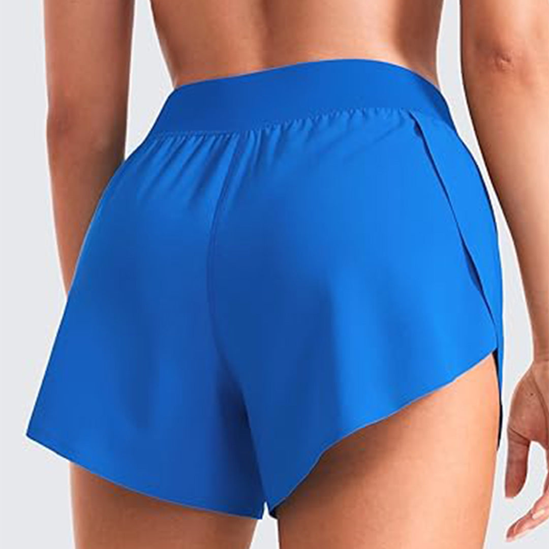 High Waisted Athletic Shorts with Pockets