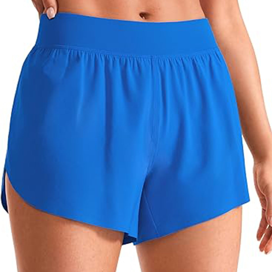 High Waisted Athletic Shorts with Pockets