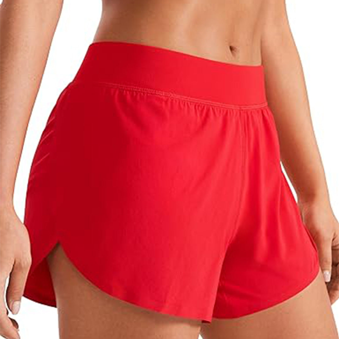 High Waisted Athletic Shorts with Pockets