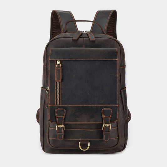 The Flappack Leather Backpack-Leather backpacks-BUY HER STYLE