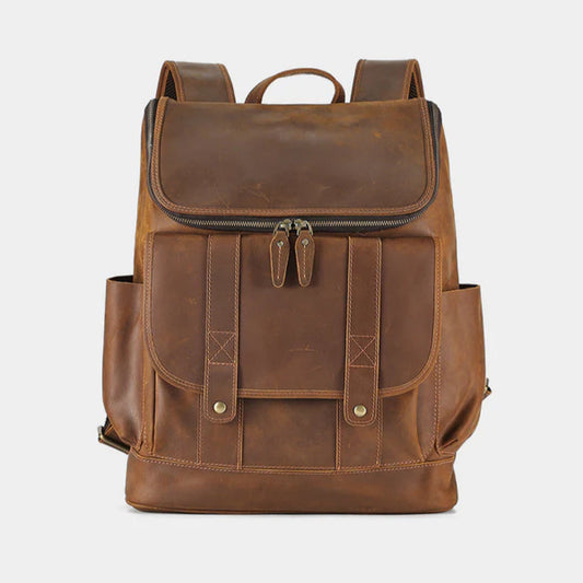 The Aureus Leather Backpack-Leather backpacks-BUY HER STYLE