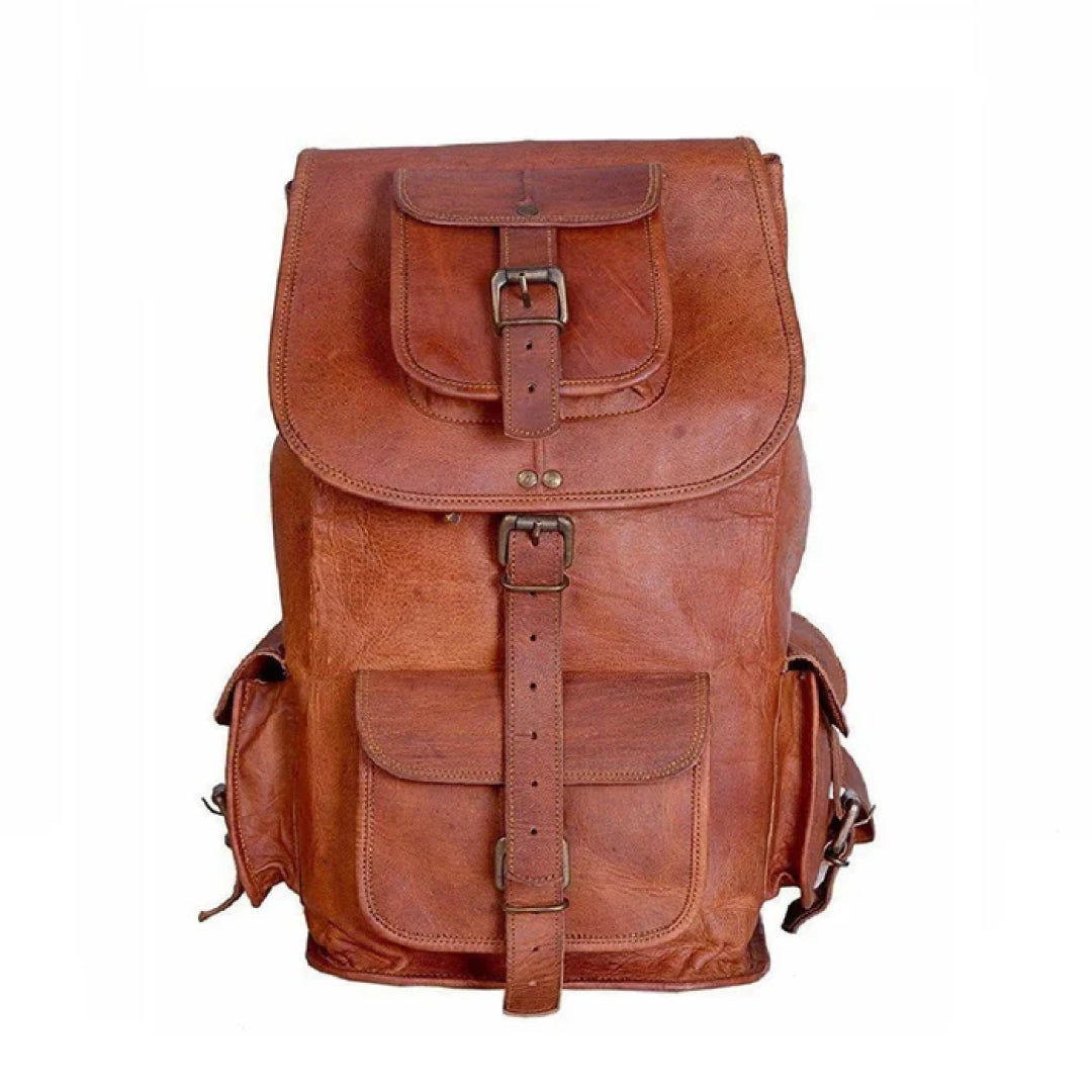 The Almighty Leather Backpack-Leather backpacks-BUY HER STYLE