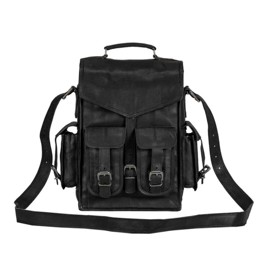 The Harper Convertible Leather Backpack-Leather backpacks-BUY HER STYLE